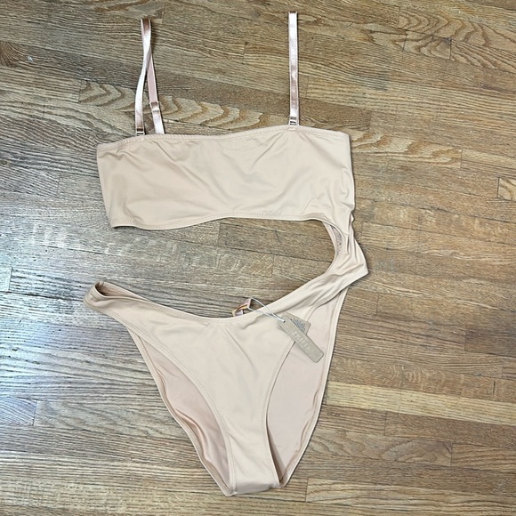 NWT Skims Recycled Swim Strapless Monokini - Picture 2 of 5